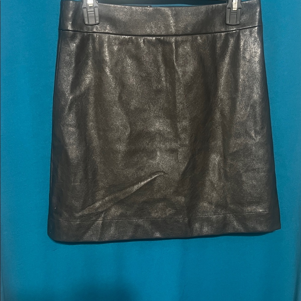 J. Crew Shimmering Black Pencil Skirt
